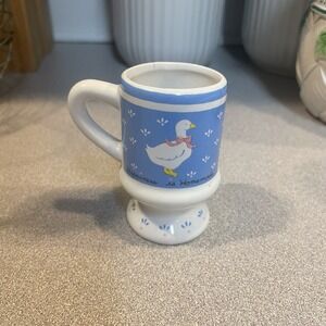 Goose Mini Pedistal Mug/Toothpick Holder W.A. 1987